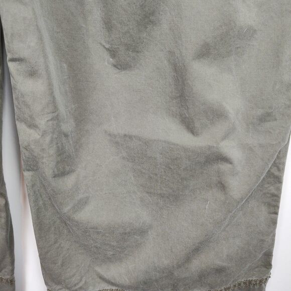 Old Navy Canvas Capri Pants Women's 14 Khaki Wide Leg "Just Below Waist" - Picture 7 of 9